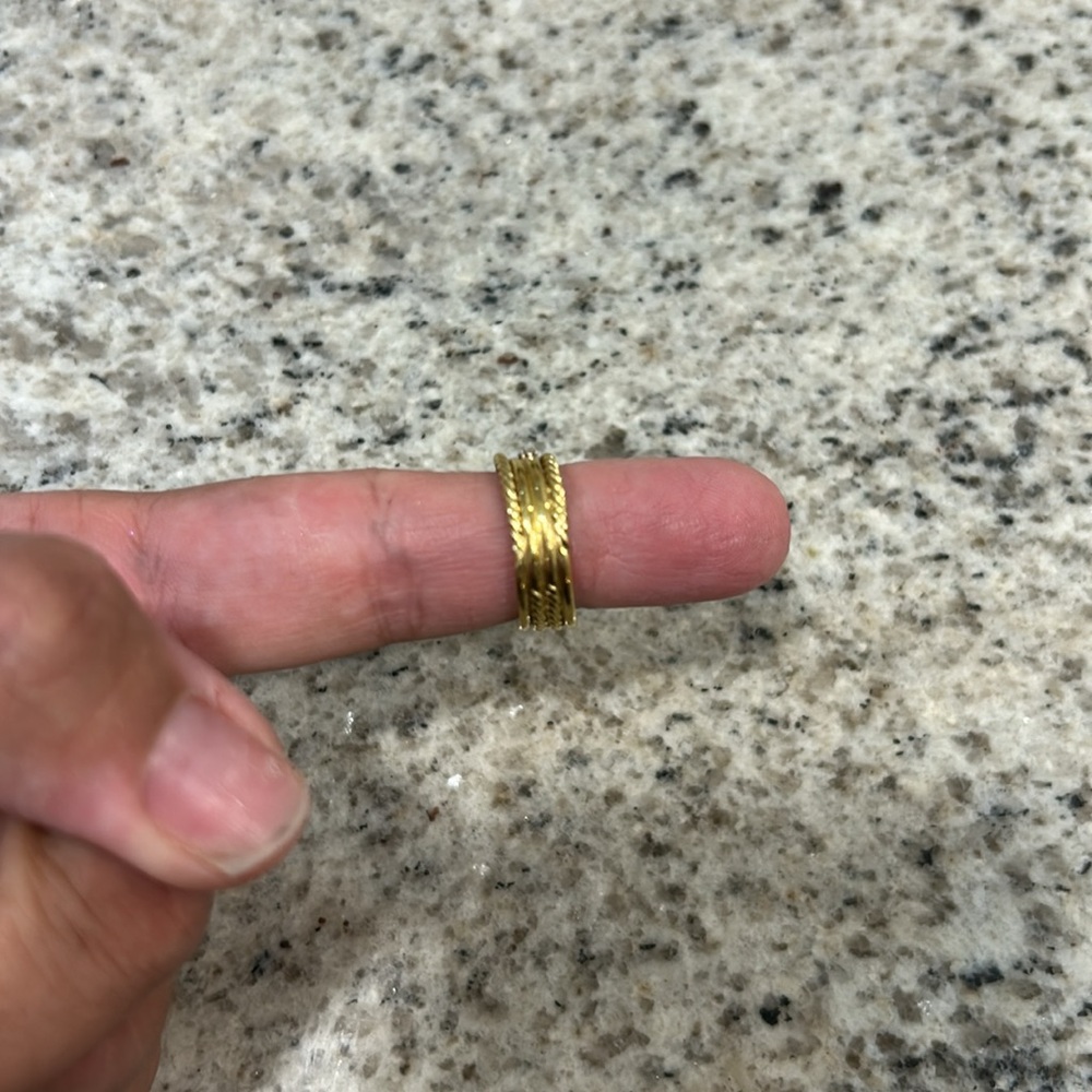 ❌SOLD❌David Yurman 18k gold diamond crossover ring - Picture 8 of 15